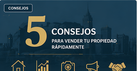 5 consejos para vender tu propiedad rápidamente